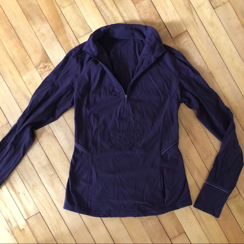 LULULEMON Half Zip - Black Cherry